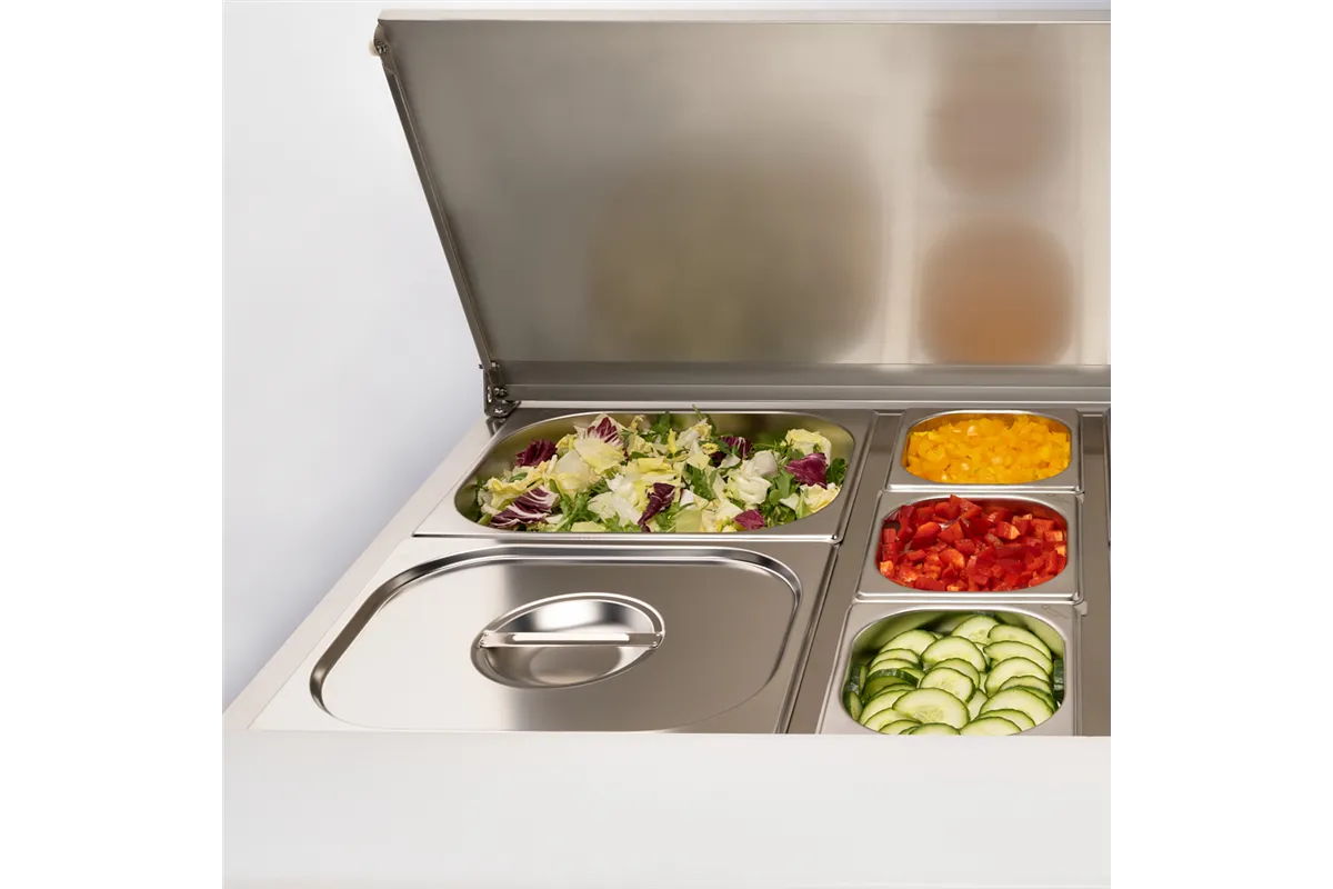 Stół chłodniczy 2 drzwiowy sałatkowy, V 240 l Stalgast 832129
