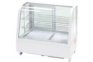 Witryna ekspozycyjna 100 l biała oświetlenie LED Stalgast 852103