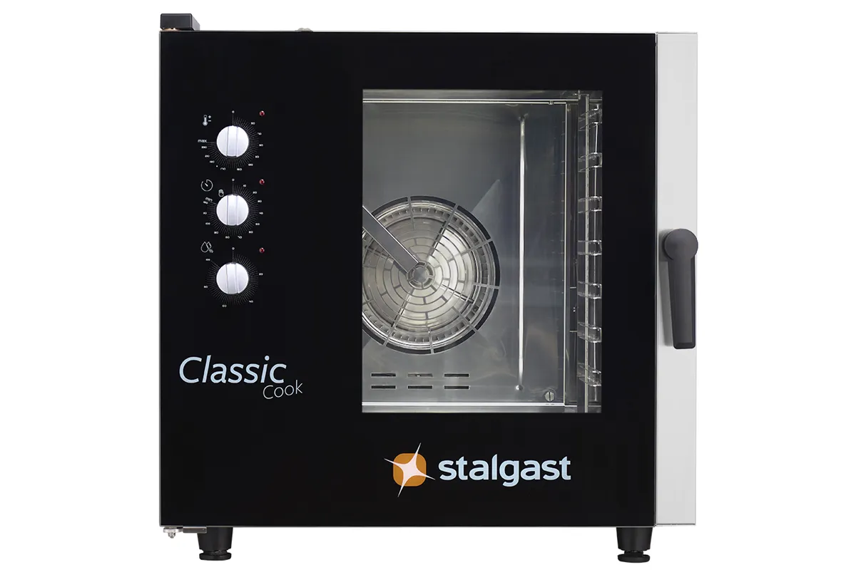 Piec konwekcyjno-parowy, STALGAST ClassicCook, manualny, gazowy, 7xGN1/1, P 14 kW Stalgast 9100046
