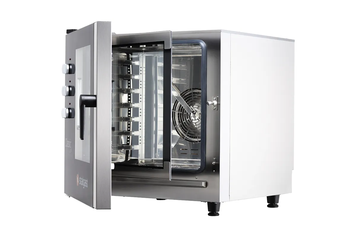Piec konwekcyjno-parowy, STALGAST ClassicCook, manualny, gazowy, 7xGN1/1, P 14 kW Stalgast 9100046