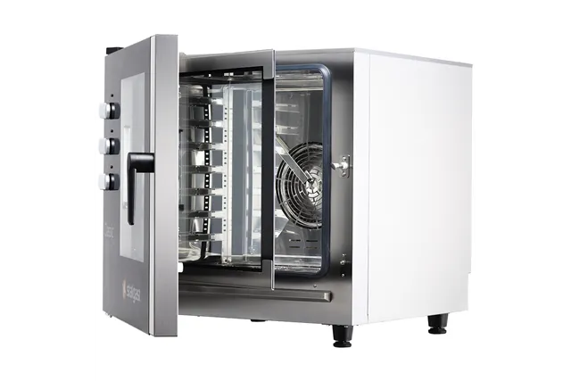 Piec konwekcyjno-parowy, STALGAST ClassicCook, manualny, gazowy, 7xGN1/1, P 14 kW Stalgast 9100046
