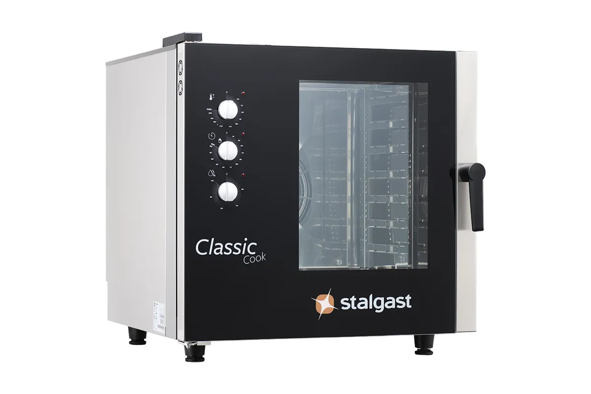 Piec konwekcyjno-parowy, STALGAST ClassicCook, manualny, gazowy, 7xGN1/1, P 14 kW Stalgast 9100046