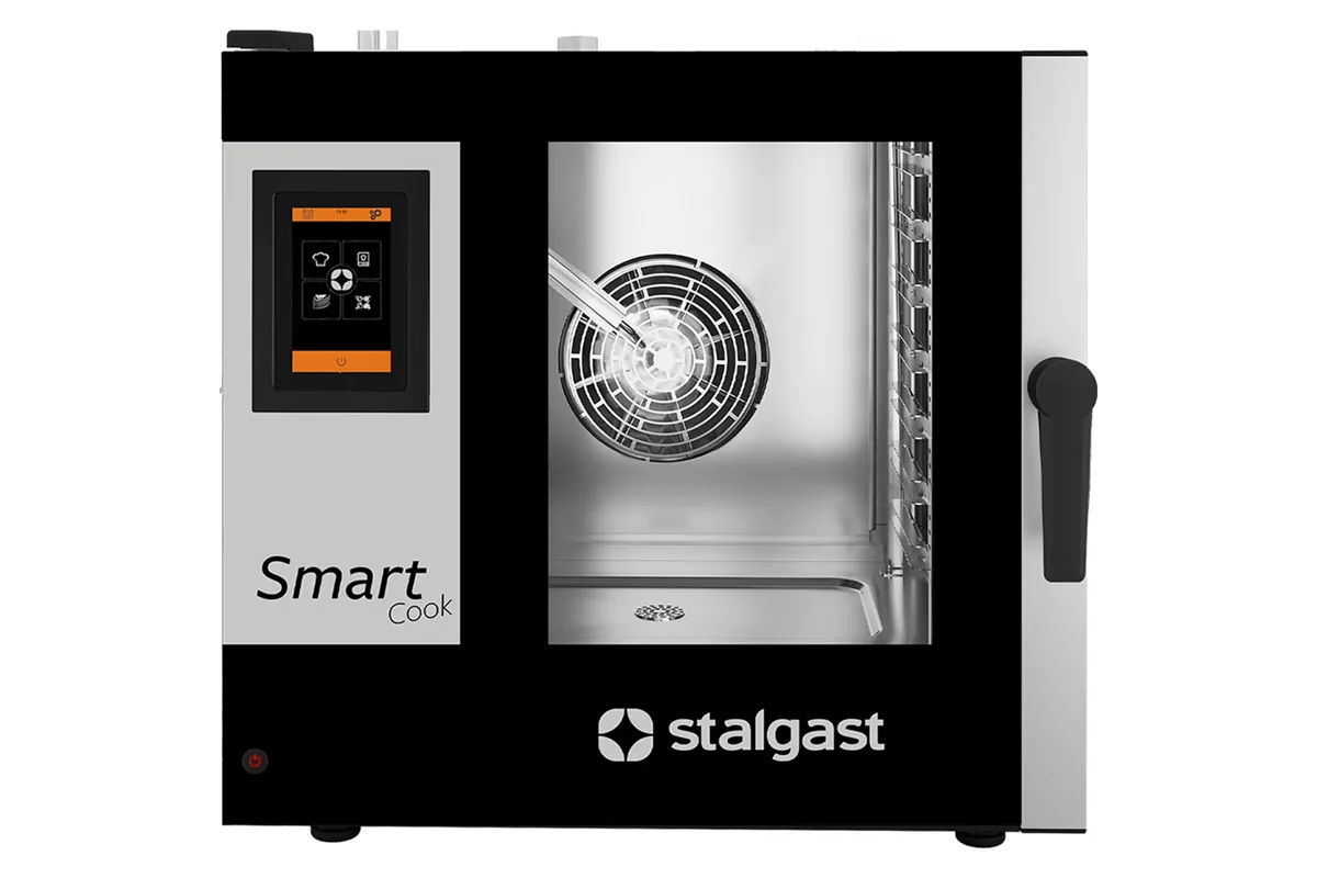 Piec konwekcyjno-parowy, STALGAST SmartCook, dotykowy, gazowy, 7xGN1/1, P 14 kW Stalgast 9100048