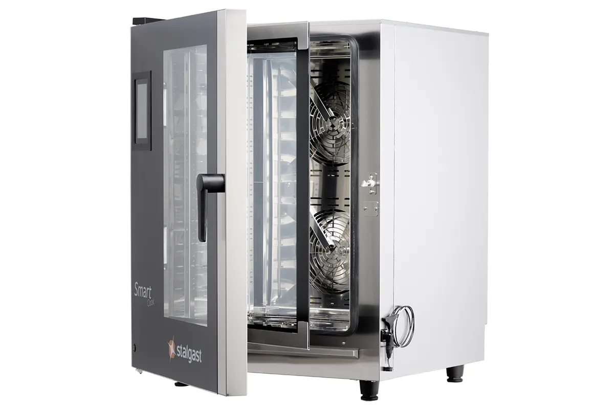 Piec konwekcyjno-parowy, STALGAST SmartCook, dotykowy, gazowy, 11xGN1/1, P 20 kW Stalgast 9100052