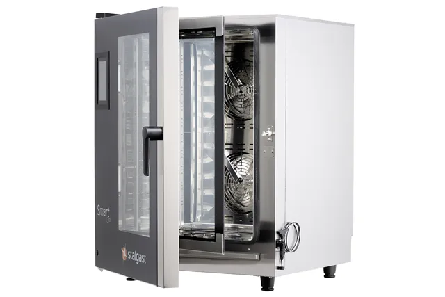 Piec konwekcyjno-parowy, STALGAST SmartCook, dotykowy, gazowy, 11xGN1/1, P 20 kW Stalgast 9100052