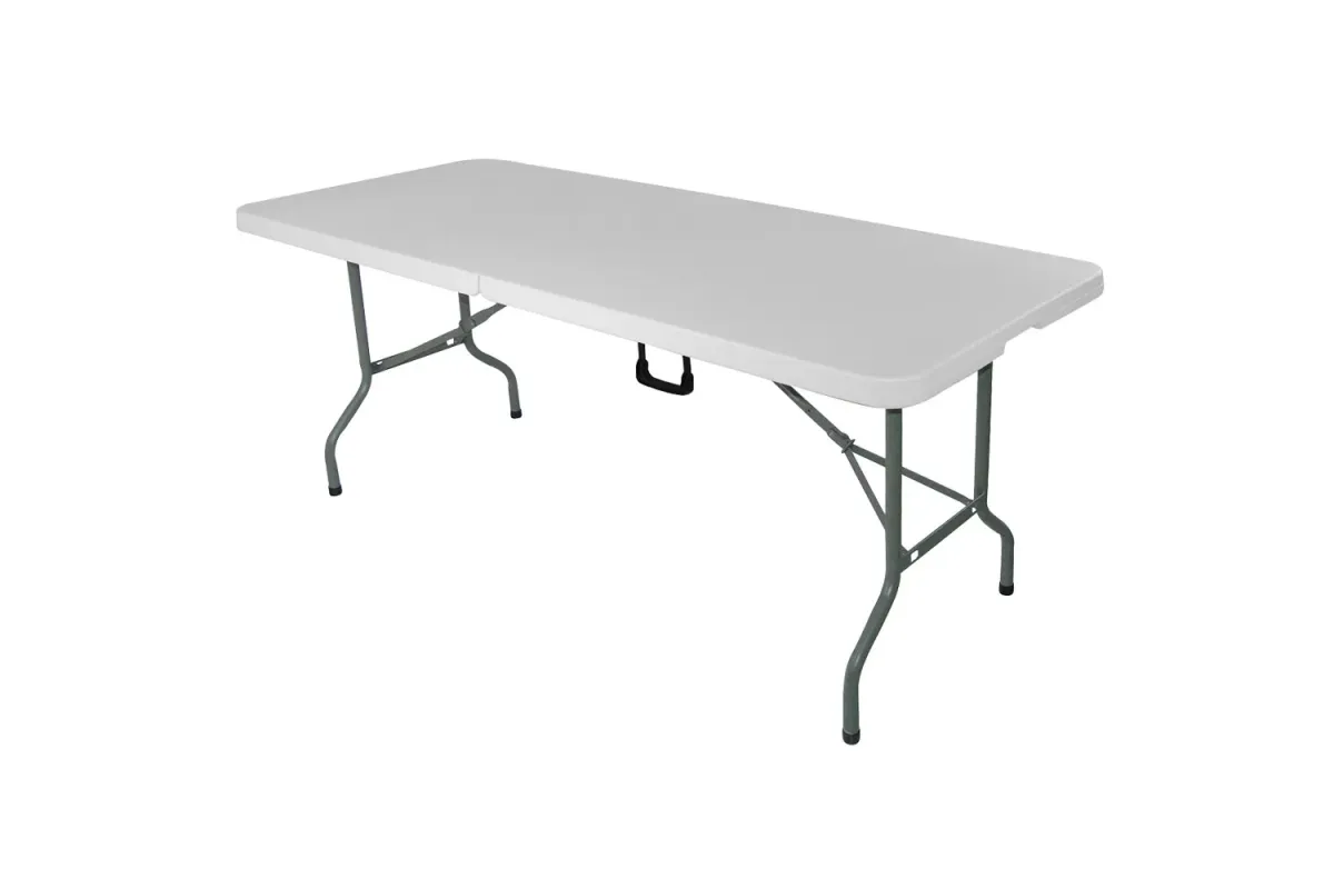 Stół cateringowy składany 1830x760x740 mm, nośność 300 kg, blat 45 mm, polietylen, Fiesta 950118