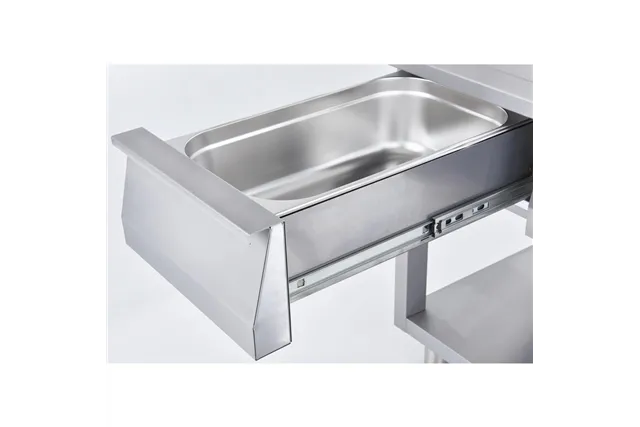 Stanowisko neutralne, nastawne, z szufladami, 1200 mm Stalgast 9700610