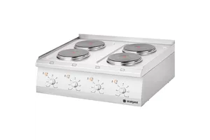 Kuchnia elektryczna, 4-polowa, nastawna, 10.4 kW Stalgast 9706000