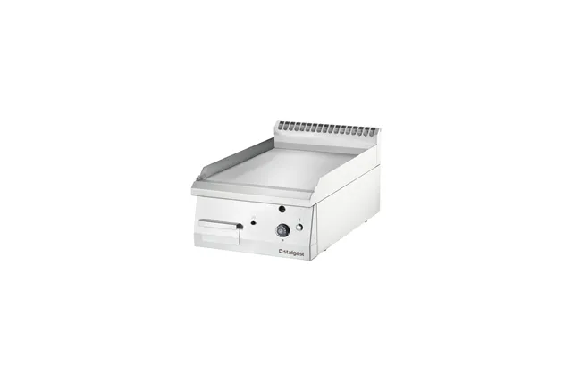 Płyta grillowa nastawna, stalowa, gładka, gazowa, 400x700, 6.5 kW, G20/20 mbar Stalgast 9730110