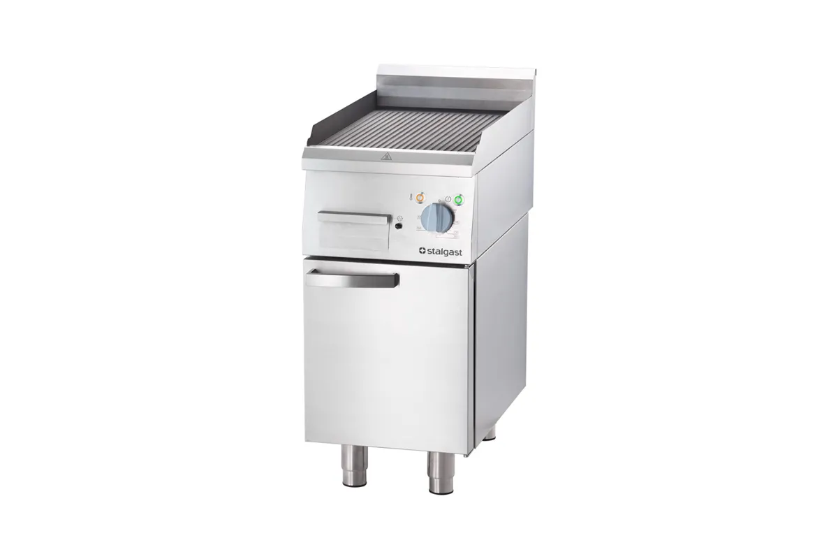 Płyta grillowa elektryczna, ryflowana, 4 kW Stalgast 9730200