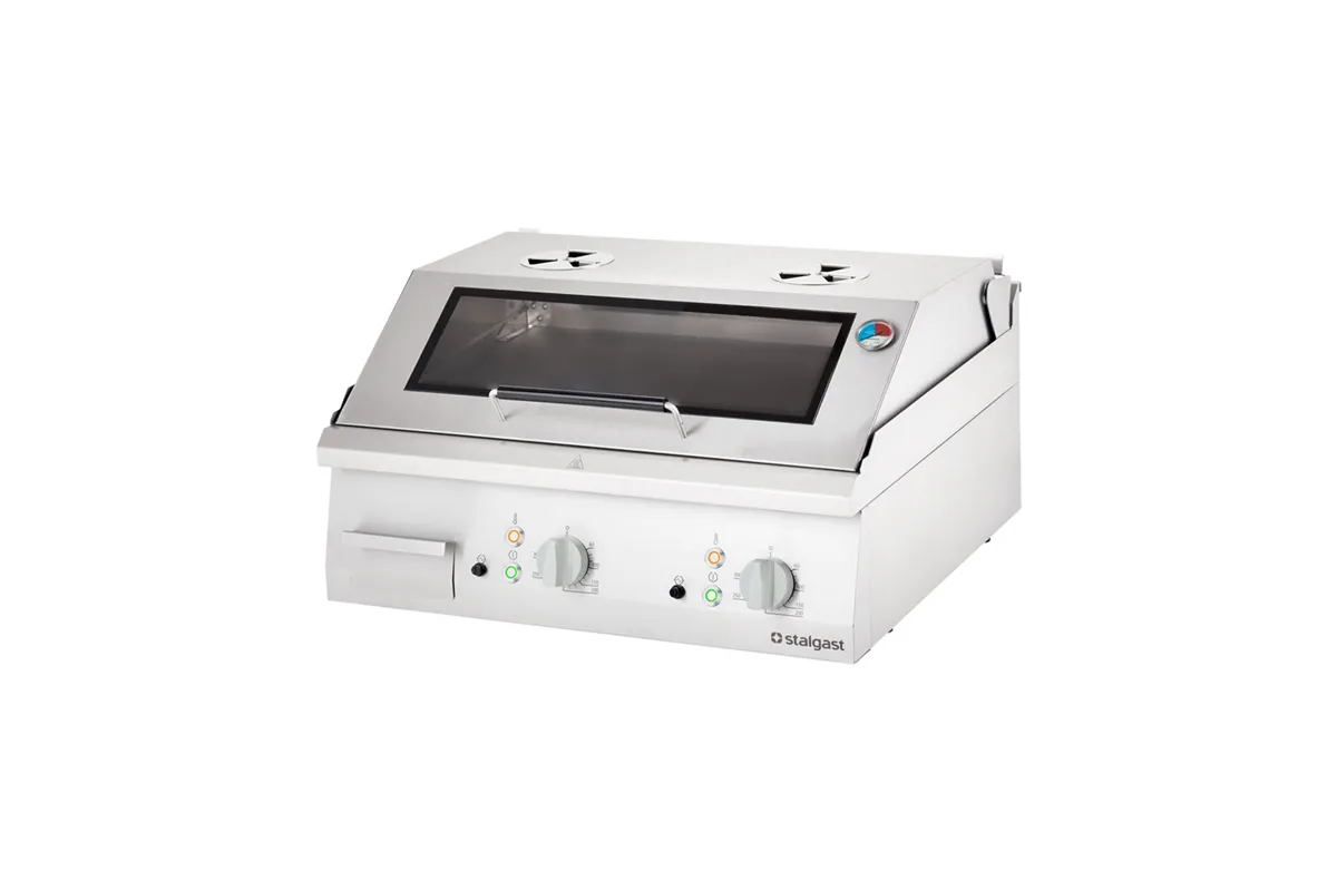 Płyta grillowa elektryczna, gładka, z pokrywą, 8.1 kW Stalgast 9731190