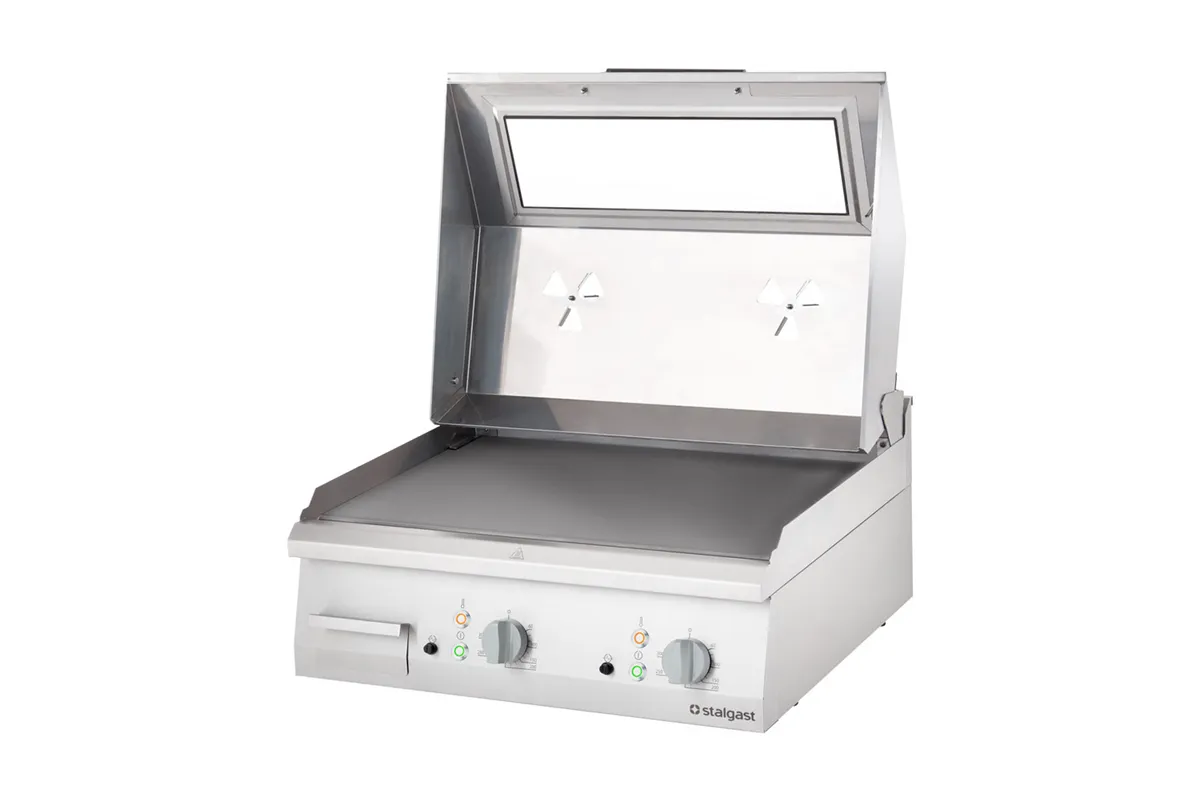 Płyta grillowa elektryczna, gładka, z pokrywą, 8.1 kW Stalgast 9731190