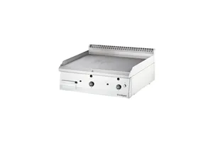 Płyta grillowa nastawna, stalowa, ryflowana, gazowa, 800x700, 13.0 kW, G30/37 mbar Stalgast 9731230