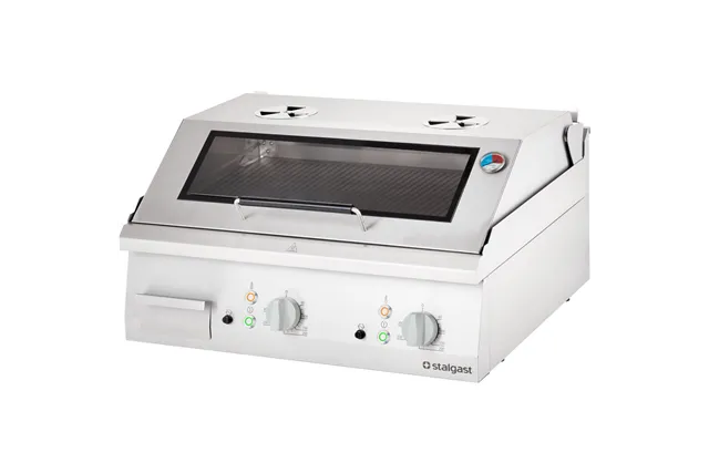 Płyta grillowa elektryczna, ryflowana, z pokrywą, 8.1 kW Stalgast 9731290