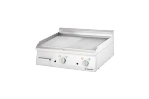 Płyta grillowa elektryczna, gładko-ryflowana, 8.1 kW Stalgast 9731300