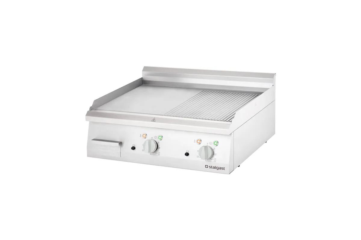Płyta grillowa elektryczna, gładko-ryflowana, 8.1 kW Stalgast 9731300