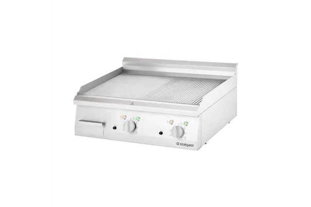 Płyta grillowa elektryczna, gładko-ryflowana, 8.1 kW Stalgast 9731300