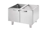 Płyta grillowa elektryczna, nastawna, gładko-ryflowana, z pokrywą, 8.1 kW Stalgast 9731390