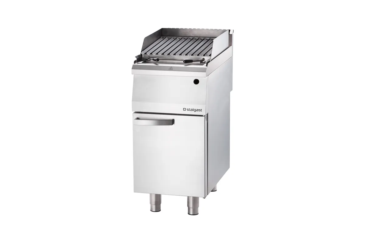 Lava grill gazowy, ruszt V, 400x700, 8.0 kW, G20/20 mbar Stalgast 9732010