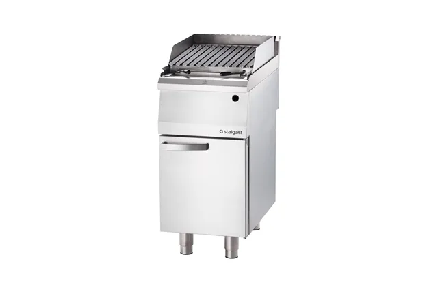 Lava grill gazowy, ruszt V, 400x700, 8.0 kW, G20/20 mbar Stalgast 9732010