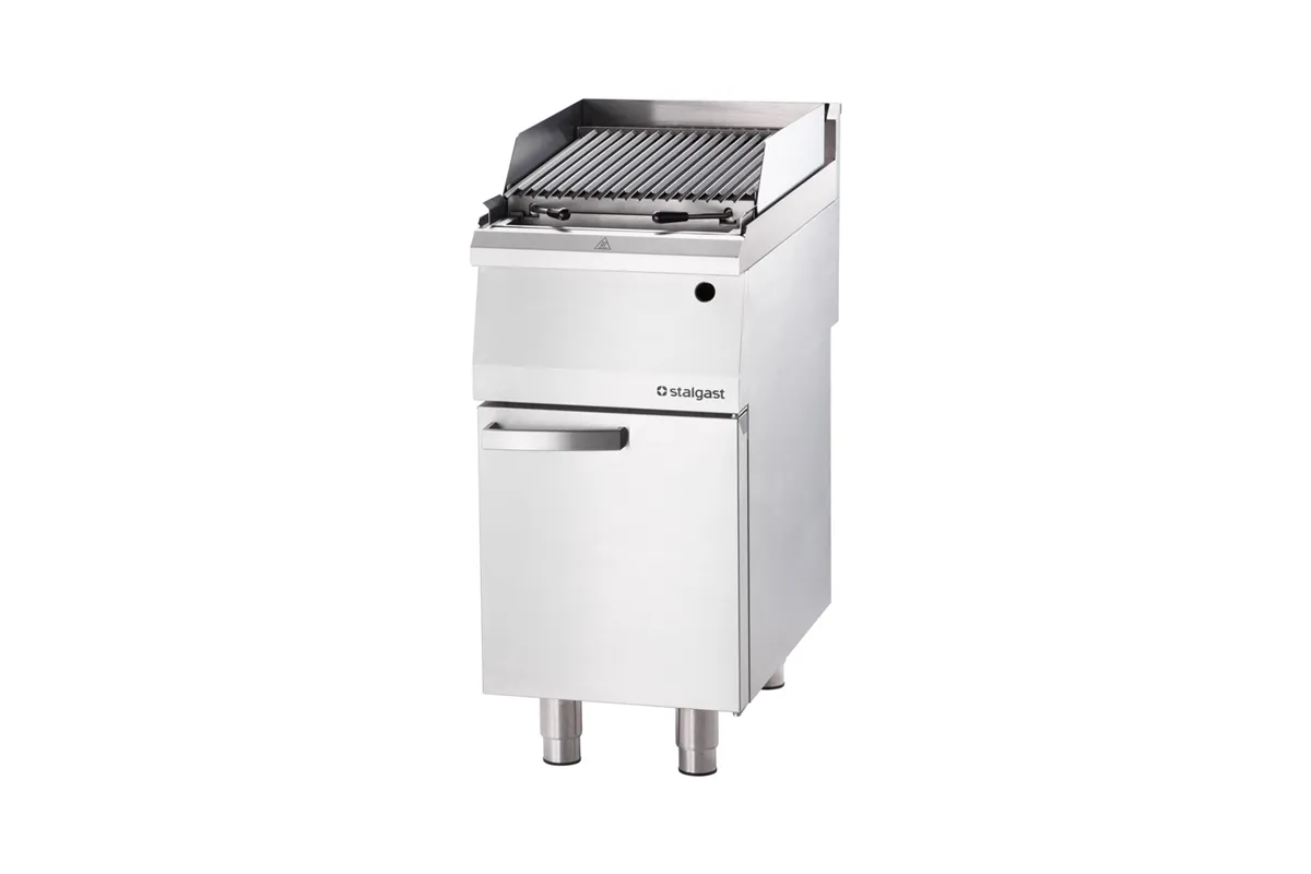 Lava grill gazowy, ruszt S, 400x700, 8.0 kW, G30/37 mbar Stalgast 9732130