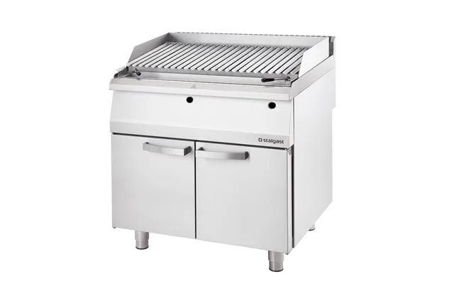 Lava grill gazowy, ruszt V, 800x700, 16.0 kW, G20/20 mbar Stalgast 9733010