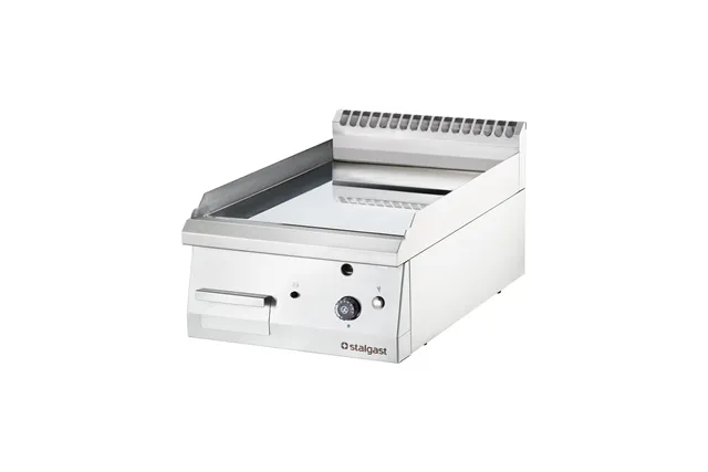 Płyta grillowa nastawna, chromowana, gładka, gazowa, 400x700, 6.5 kW, G30/37 mbar Stalgast 9736130