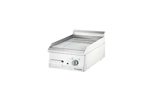 Płyta grillowa elektryczna, chromowana, ryflowana, P 4 kW, U 400 V Stalgast 9736200