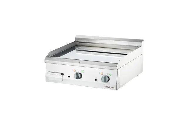 Płyta grillowa elektryczna, chromowana, gładka, P 8.1 kW, U 400 V Stalgast 9737100