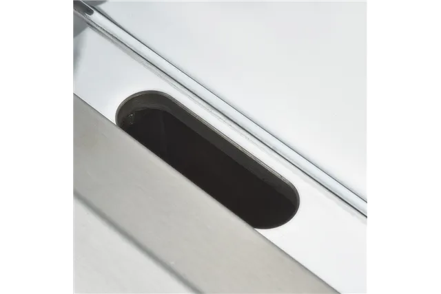 Płyta grillowa elektryczna, chromowana, gładko-ryflowana, P 8.1 kW, U 400 V Stalgast 9737300