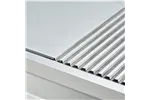Płyta grillowa elektryczna, chromowana, gładko-ryflowana, P 8.1 kW, U 400 V Stalgast 9737300
