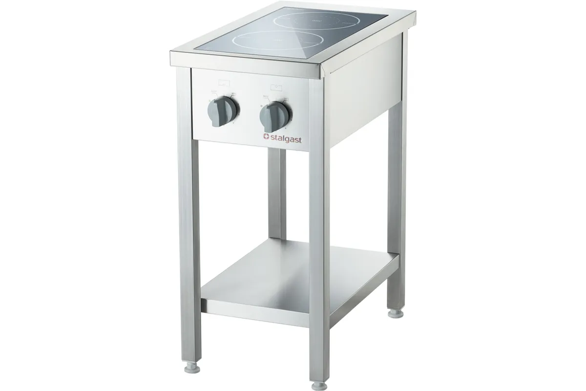 Kuchnia indukcyjna, 2-palnikowa, wolnostojąca, P 7 kW, U 400V Stalgast 979510