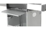 Grill gazowy 3+1 ze stali nierdzewnej - 11,2 kW, żeliwny ruszt, pokrywa z szybą, palnik boczny YATO YG-20015
