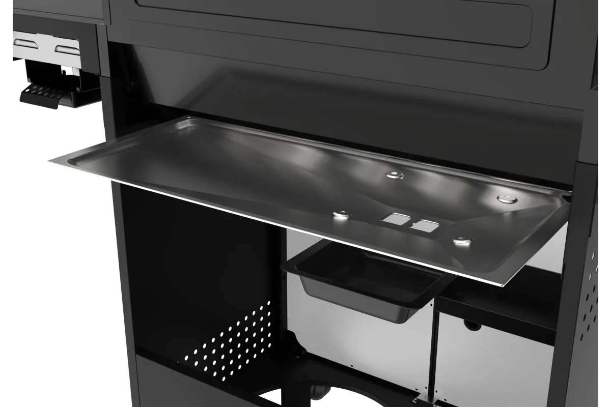 Grill gazowy YATO 5+1 z palnikiem infrared 800°C – 19,5 kW, 6 palników, żeliwne ruszty YG-20031