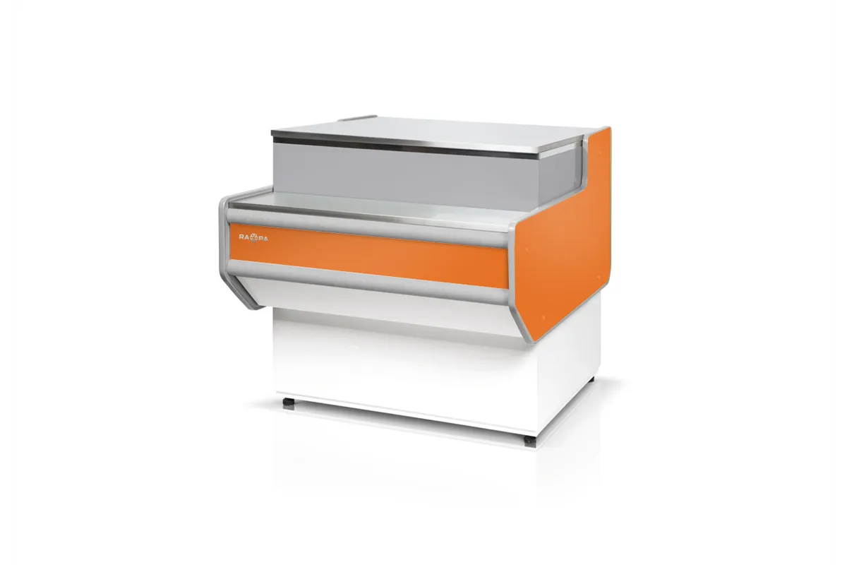 Lada kasowa do lad chłodniczych L-A i L-B, blat laminowany, szerokość 1000 mm, głębokość 1070 mm RAPA LK-A,B/100/107