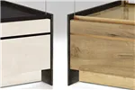 Witryna cukiernicza chłodnicza, szyba prosta uchylna, płyta meblowa, podświetlany spód, szerokość 1390 mm RAPA C-A/139/89
