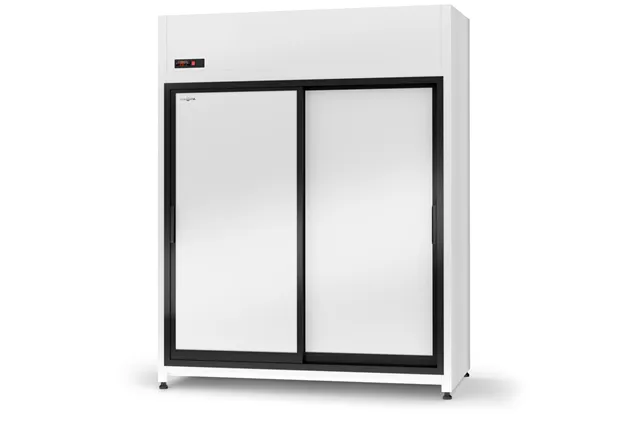 Szafa chłodnicza zapleczowa, drzwi rozsuwane, agregat górny, 4 klasa klimatyczna, szerokość 1400 mm RAPA SCH-ZR-1400-AG-4KL