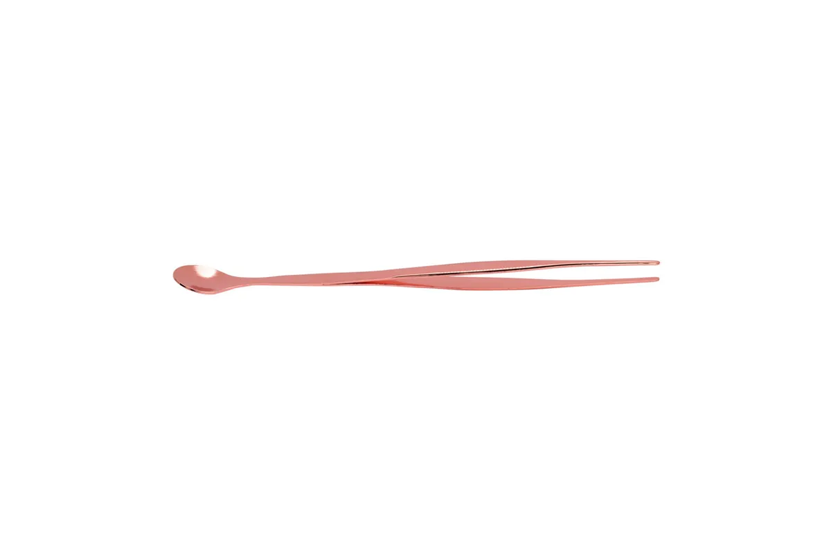 Łyżka degustacyjna, pęseta barmańska, L 270 mm, miedziana Stalgast 422272