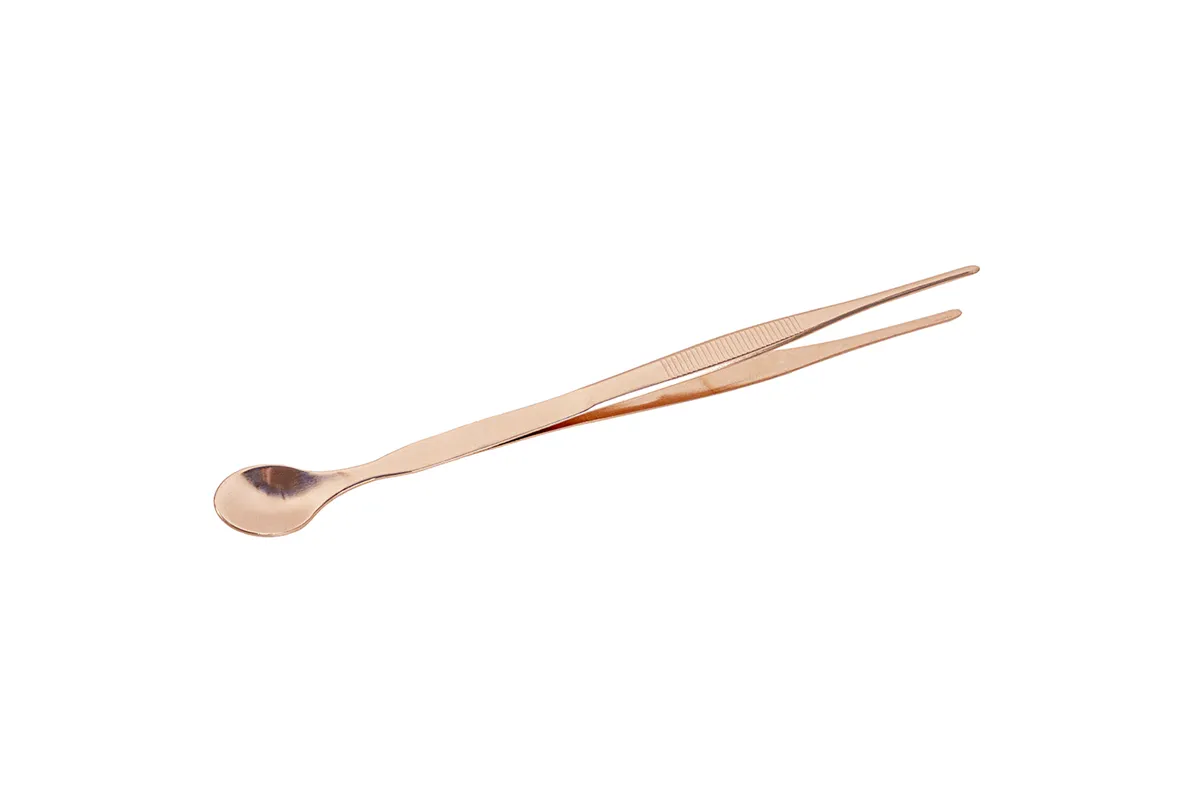 Łyżka degustacyjna, pęseta barmańska, L 270 mm, miedziana Stalgast 422272