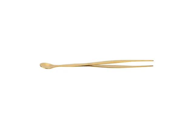 Łyżka degustacyjna, pęseta barmańska, L 270 mm, złota Stalgast 422273
