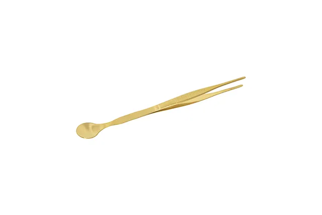 Łyżka degustacyjna, pęseta barmańska, L 270 mm, złota Stalgast 422273