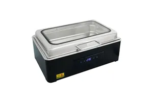 Podgrzewacz elektryczny, uchylny, przeszklona pokrywa, GN 1/1, P 0.5 kW Stalgast 435120