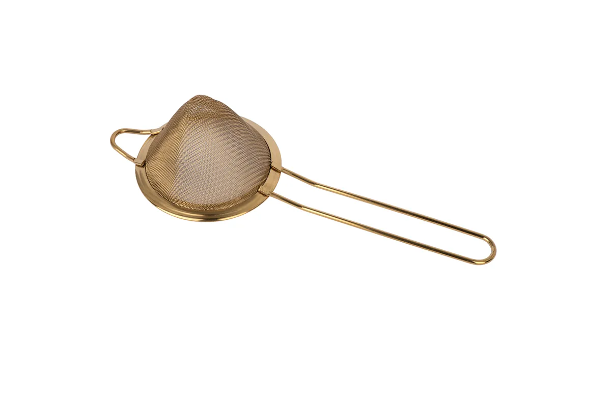 Sito barmańskie, stożkowe, złote, Ø 80 mm Stalgast 472084