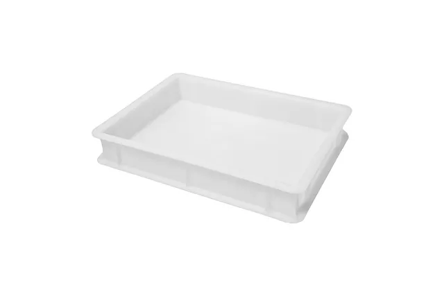 Pojemnik na ciasto do pizzy, polietylen, 400x300x70 mm Stalgast 563470