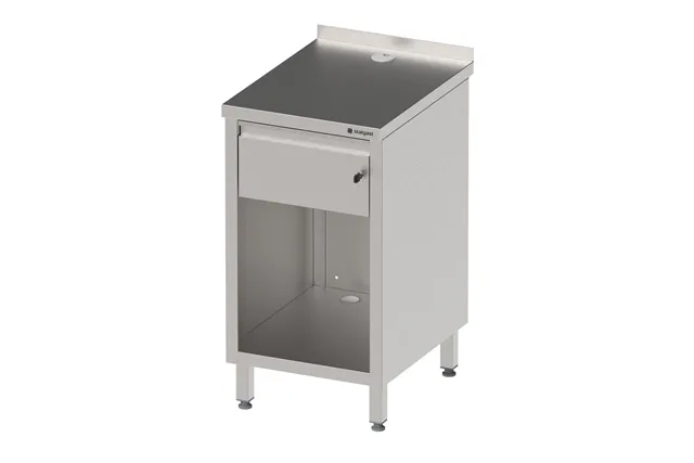 Stół przyścienny z modułem kasowym Arte Bar 500x650x950 Stalgast 618185