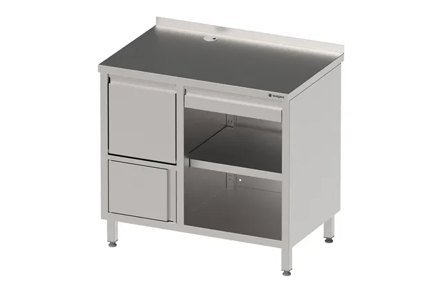Stół pod ekspres do kawy Arte Bar 1000x650x950 Stalgast 618210