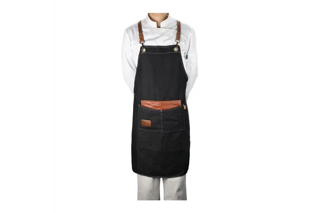 Fartuch jeans z kieszeniami, 700x820 mm Stalgast 634079