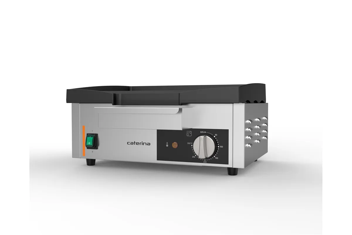 Płyta grillowa gładka, elektryczna, Caterina, P 1.8 kW Stalgast 747315