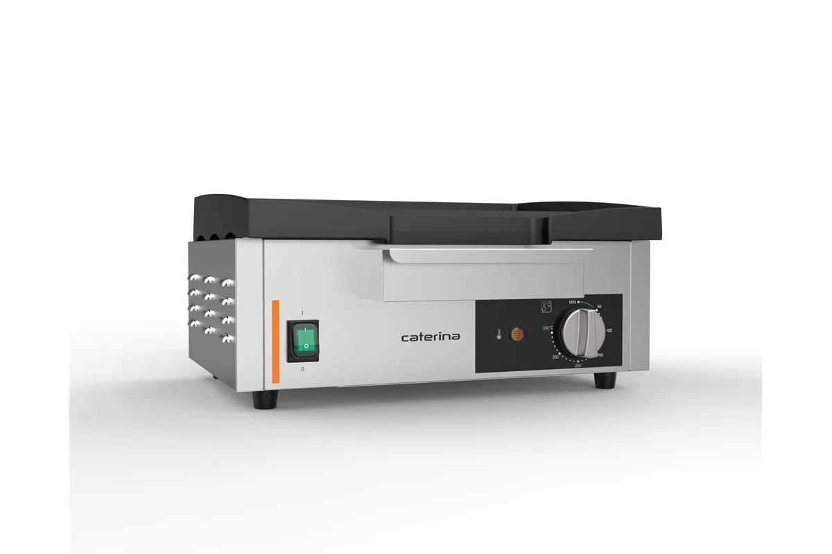 Płyta grillowa gładka, elektryczna, Caterina, P 1.8 kW Stalgast 747315