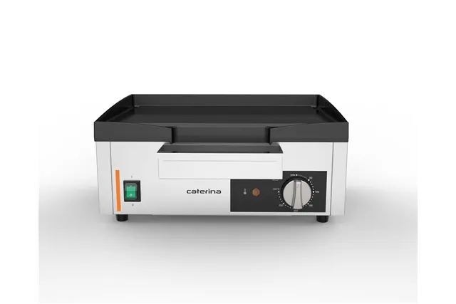 Płyta grillowa gładka, elektryczna, Caterina, P 1.8 kW Stalgast 747315